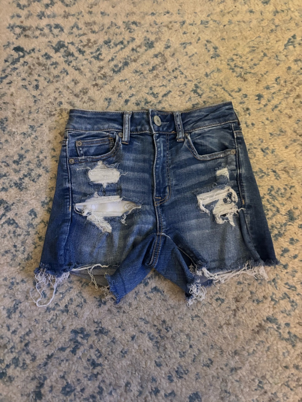 American Eagle Distressed Denim Shorts
